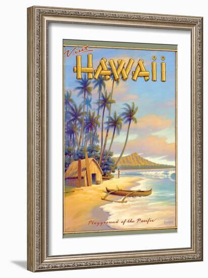 Playground of the Pacific-Kerne Erickson-Framed Art Print