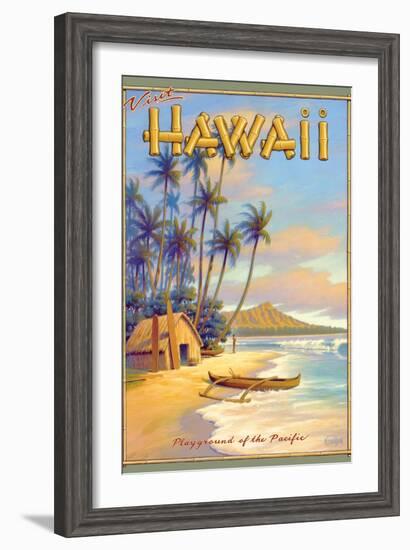 Playground of the Pacific-Kerne Erickson-Framed Art Print