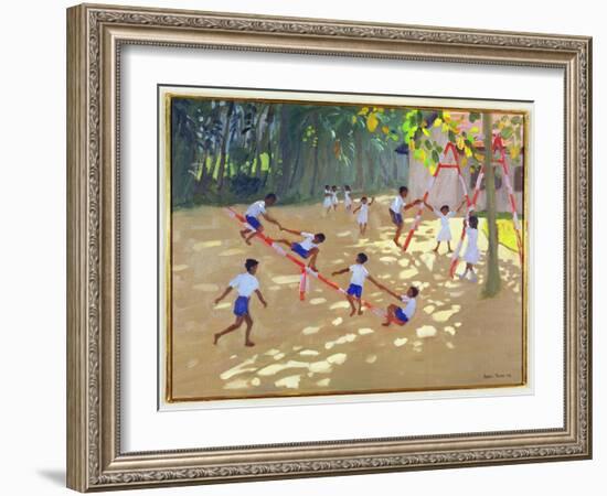 Playground, Sri Lanka, 1998-Andrew Macara-Framed Giclee Print