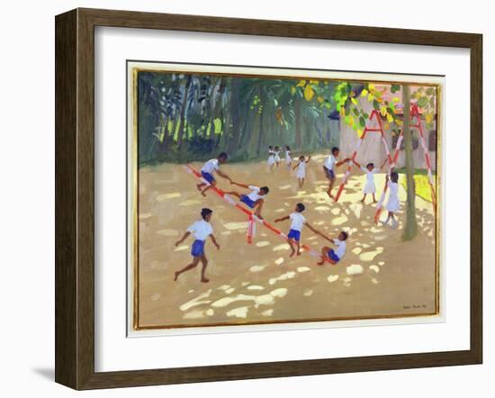 Playground, Sri Lanka, 1998-Andrew Macara-Framed Giclee Print