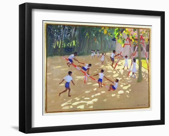 Playground, Sri Lanka, 1998-Andrew Macara-Framed Giclee Print