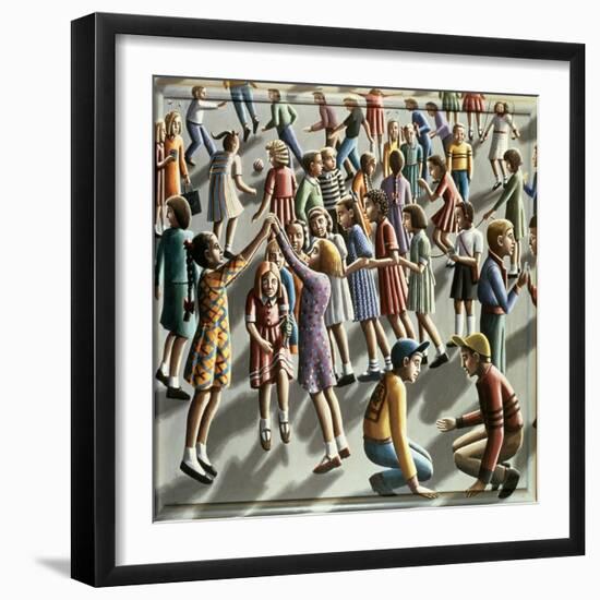 Playground-PJ Crook-Framed Giclee Print