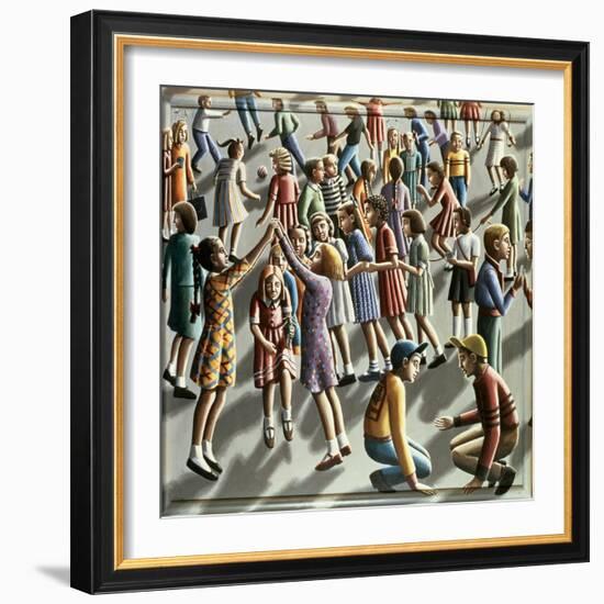 Playground-PJ Crook-Framed Giclee Print