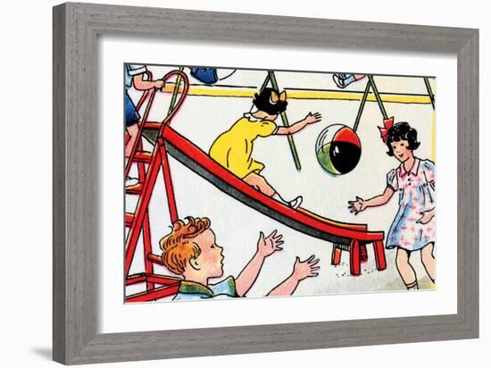 Playground-Julia Letheld Hahn-Framed Art Print