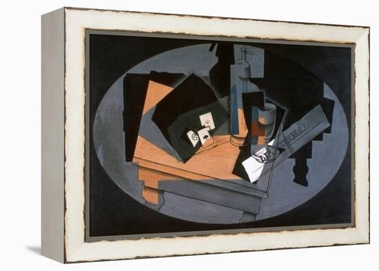 Playing Cards and Siphon, 1916-Juan Gris-Framed Premier Image Canvas