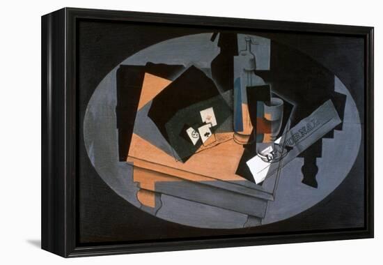 Playing Cards and Siphon, 1916-Juan Gris-Framed Premier Image Canvas