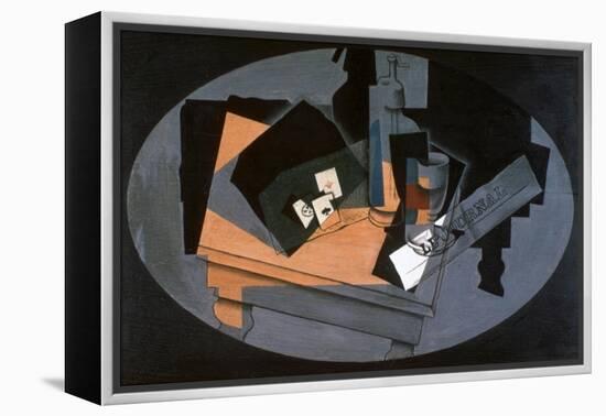 Playing Cards and Siphon, 1916-Juan Gris-Framed Premier Image Canvas