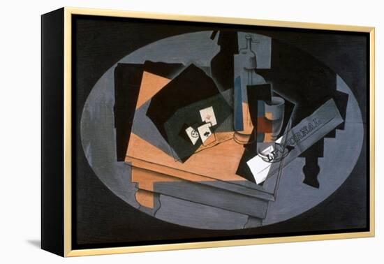 Playing Cards and Siphon, 1916-Juan Gris-Framed Premier Image Canvas
