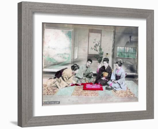 Playing Cards, Kobe, Japan-null-Framed Giclee Print