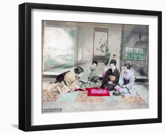 Playing Cards, Kobe, Japan-null-Framed Giclee Print