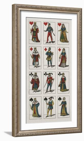 Playing Cards-Chris Dunker-Framed Giclee Print