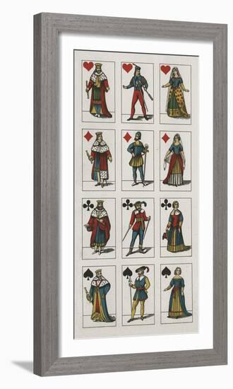 Playing Cards-Chris Dunker-Framed Giclee Print