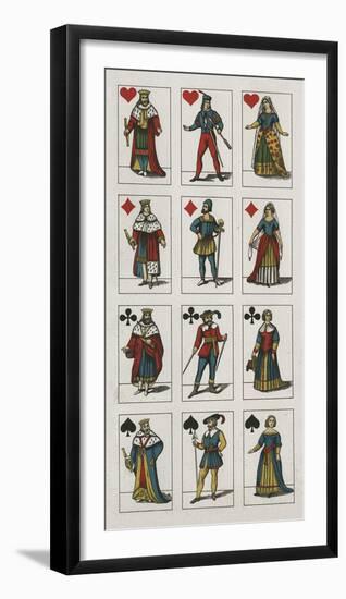 Playing Cards-Chris Dunker-Framed Giclee Print