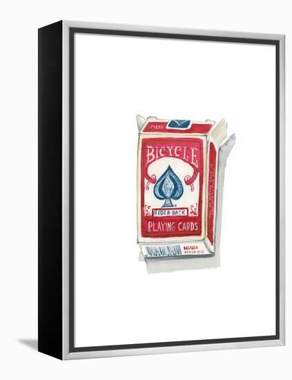 Playing Cards-Stacy Milrany-Framed Stretched Canvas