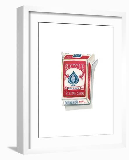 Playing Cards-Stacy Milrany-Framed Art Print