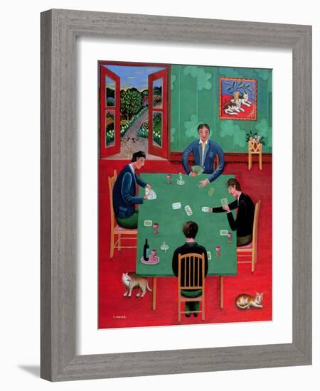 Playing Cards-Jerzy Marek-Framed Giclee Print