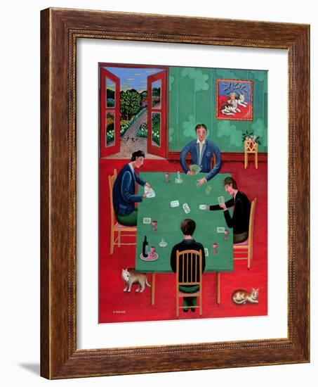 Playing Cards-Jerzy Marek-Framed Giclee Print