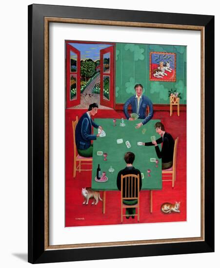 Playing Cards-Jerzy Marek-Framed Giclee Print