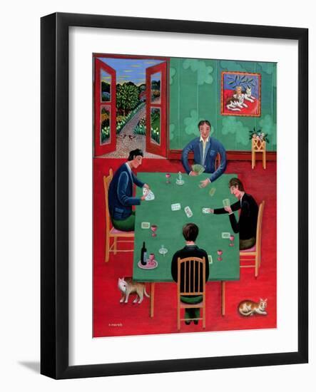 Playing Cards-Jerzy Marek-Framed Giclee Print