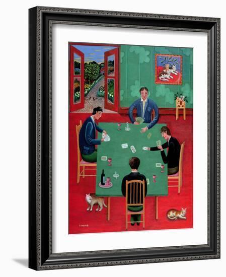 Playing Cards-Jerzy Marek-Framed Giclee Print