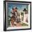 "Playing Cowboy", June 23, 1951-Amos Sewell-Framed Giclee Print