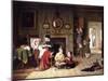 Playing Doctor, 1863-Frederick Daniel Hardy-Mounted Giclee Print