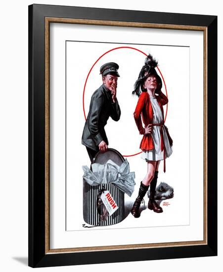 "Playing Dress-Up,"April 12, 1924-Frederic Stanley-Framed Giclee Print