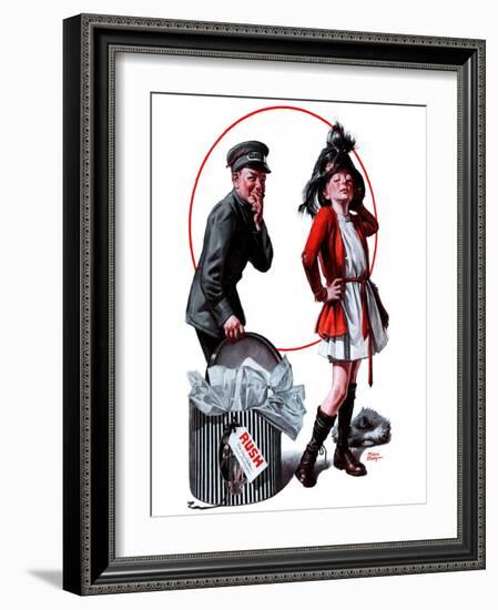 "Playing Dress-Up,"April 12, 1924-Frederic Stanley-Framed Giclee Print