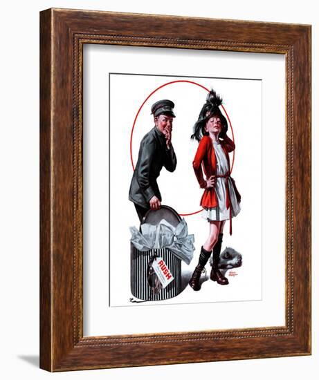 "Playing Dress-Up,"April 12, 1924-Frederic Stanley-Framed Giclee Print