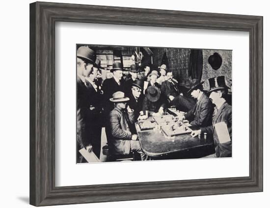 Playing Faro in the Orient Saloon, Bisbee, Arizona, USA, 1903-Unknown-Framed Photographic Print