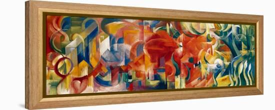 Playing Forms, 1914-Franz Marc-Framed Premier Image Canvas
