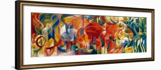 Playing Forms, 1914-Franz Marc-Framed Giclee Print