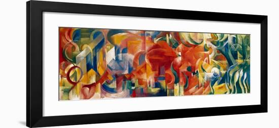 Playing Forms, 1914-Franz Marc-Framed Giclee Print