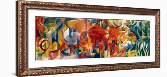 Playing Forms, 1914-Franz Marc-Framed Giclee Print