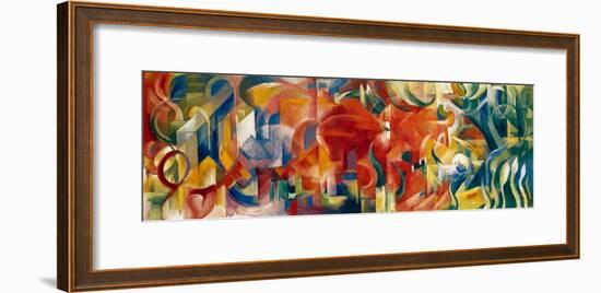 Playing Forms, 1914-Franz Marc-Framed Giclee Print