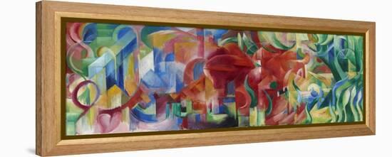 Playing Forms, 1914-Franz Marc-Framed Premier Image Canvas