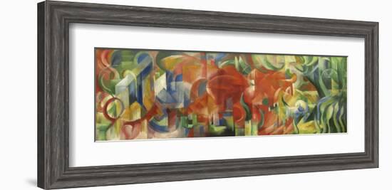 Playing forms-Franz Marc-Framed Giclee Print