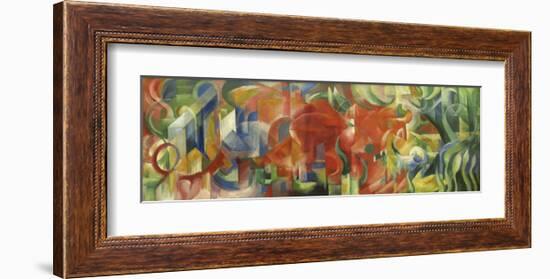 Playing forms-Franz Marc-Framed Giclee Print