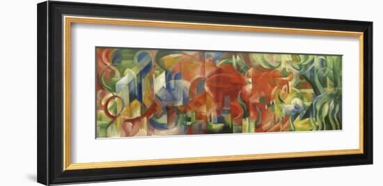 Playing forms-Franz Marc-Framed Giclee Print