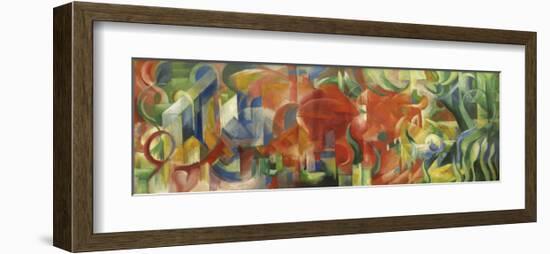 Playing forms-Franz Marc-Framed Giclee Print