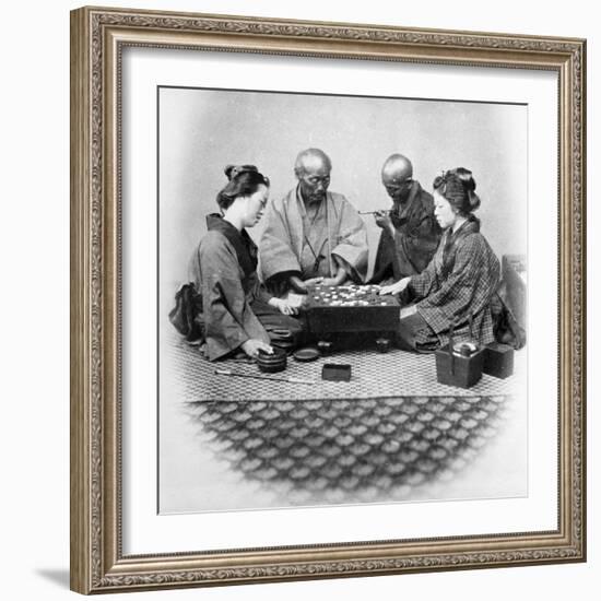 Playing Go, C.1860s-Felice Beato-Framed Giclee Print