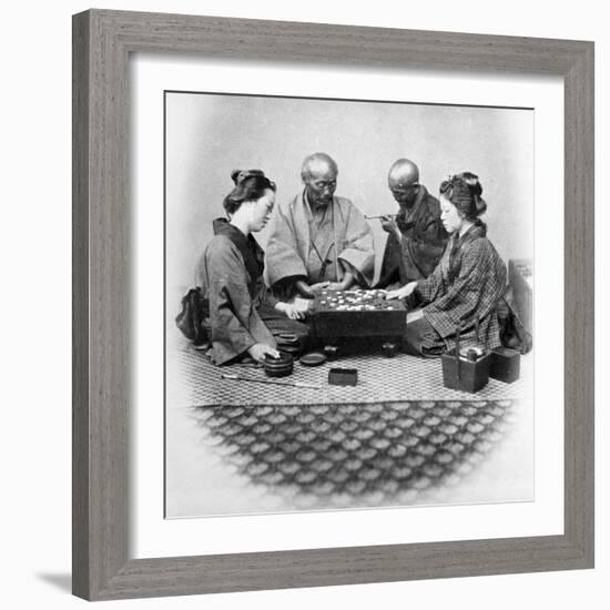 Playing Go, C.1860s-Felice Beato-Framed Giclee Print