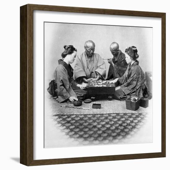 Playing Go, C.1860s-Felice Beato-Framed Giclee Print