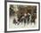 Playing in the Snow, 1875-Herbert William Weekes-Framed Giclee Print