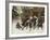 Playing in the Snow, 1875-Herbert William Weekes-Framed Giclee Print