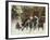 Playing in the Snow, 1875-Herbert William Weekes-Framed Giclee Print