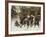 Playing in the Snow, 1875-Herbert William Weekes-Framed Giclee Print