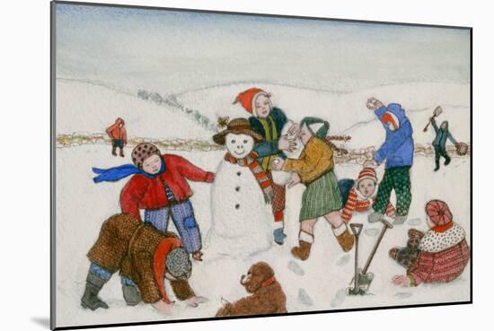 Playing in the Snow-Gillian Lawson-Mounted Giclee Print