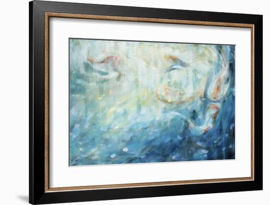 Playing Koi-Karen Lorena Parker-Framed Giclee Print