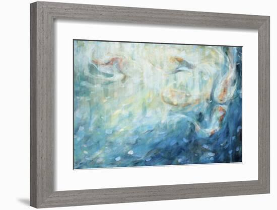 Playing Koi-Karen Lorena Parker-Framed Giclee Print